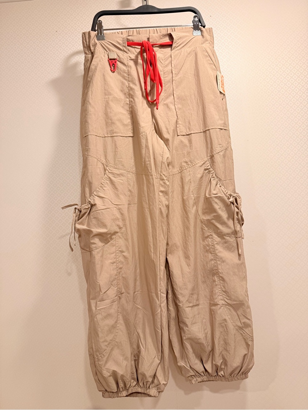 NWT Free People Movement High Point Hiking Joggers with Red Drawstring Size S - Picture 4 of 12